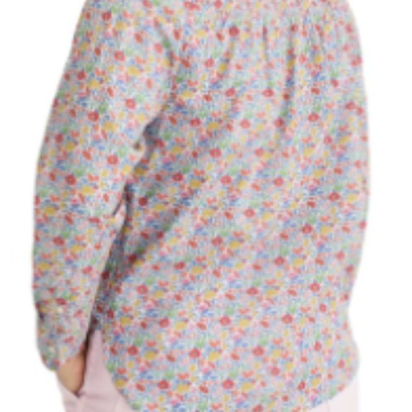 J. Crew Ruffle Classic Popover Shirt Liberty London Favourite Flowers - Picture 5 of 12